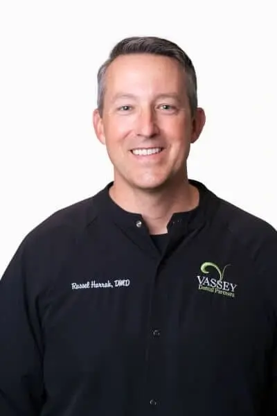 Dr. Russell Harrah, DMD, dentist at Vassey Dental Partners in Peachtree City, GA.